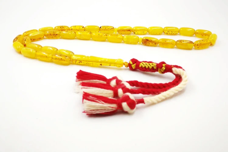 Tasbih Рамадан Карим амберс Цвет человека Четки мусульманские роскошный браслет подарок для eid Tesbih 33 бисер субха исламские браслеты