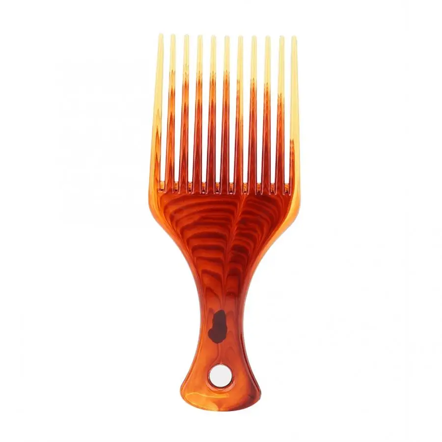 2 цвета портативный мужской масляный парикмахерский гребень с широкими зубьями и