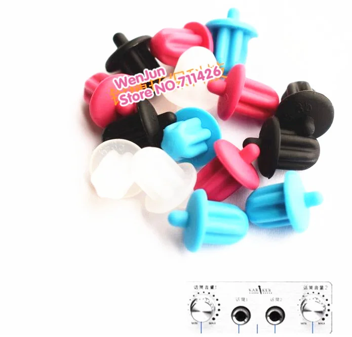 Мягкий силикагель несколько цветов 6 35 мм защита от заглушка пыли для DVD микрофона