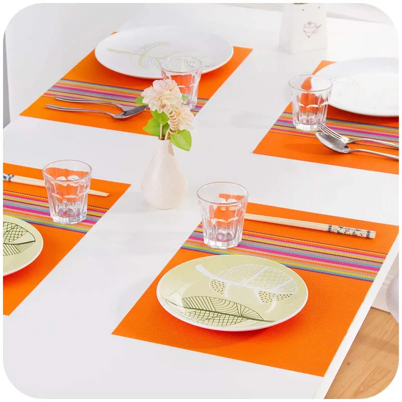 Модный обеденный стол из ПВХ столовые приборы в европейском стиле кухонный