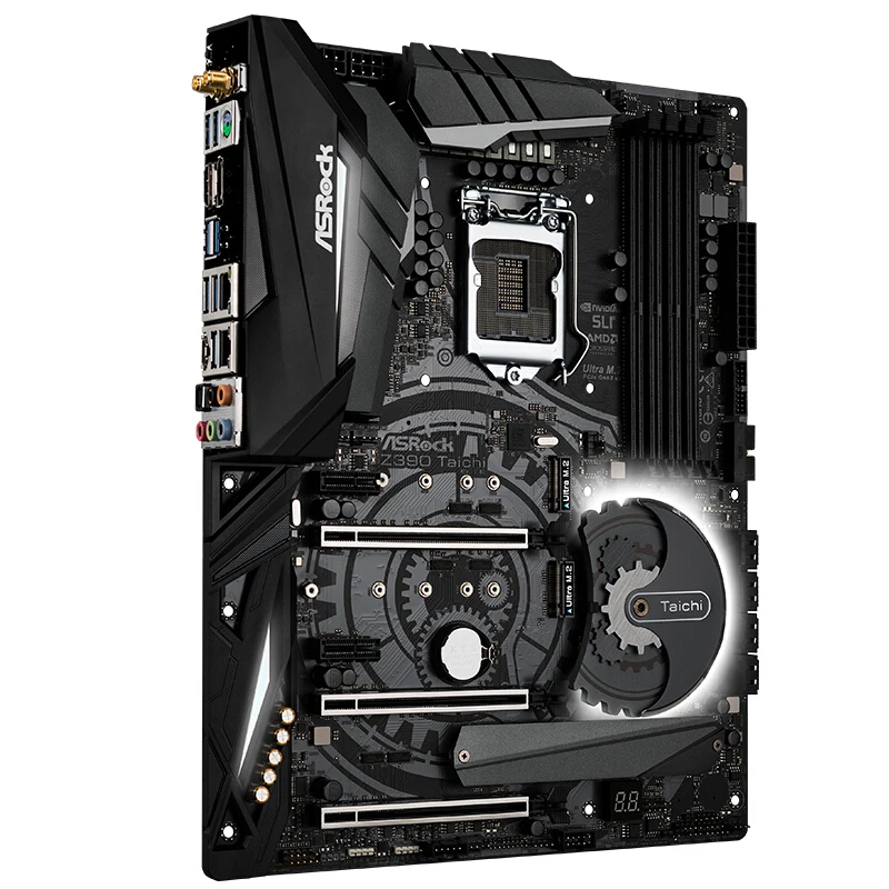 Z390 Taichi материнская плата по стандарту atx плата беспроводной Wi-Fi Поддержка 8 9 поколения Core cpu