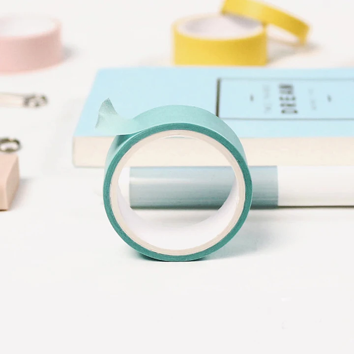 12 шт./партия pinkycolor макарун васи ленты DIY украшения ленты дневник клейкая маскирующая коробка с наклейками Упакованные школьные принадлежности подарок