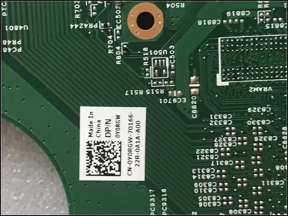 CN 0Y0RGW Y0RGW основная плата для Dell Vostro 3550 V3550 материнская ноутбука DDR3 S989 тест