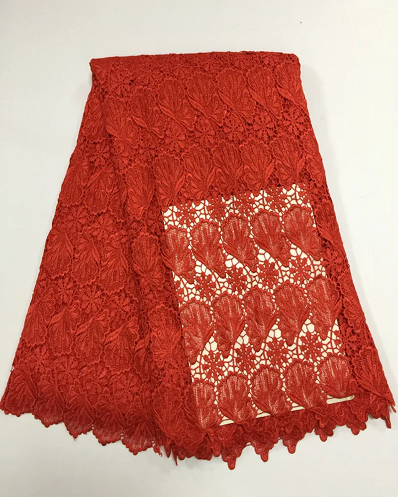 Высококачественный африканский гипюр шнур с вышивкой швейцарская кружевная