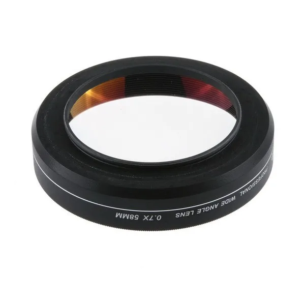 0.7X 58 мм широкоугольный объектив Prime для Canon T2i / T3i T4i 550D 600D 650D 77 спереди|lens hood canon