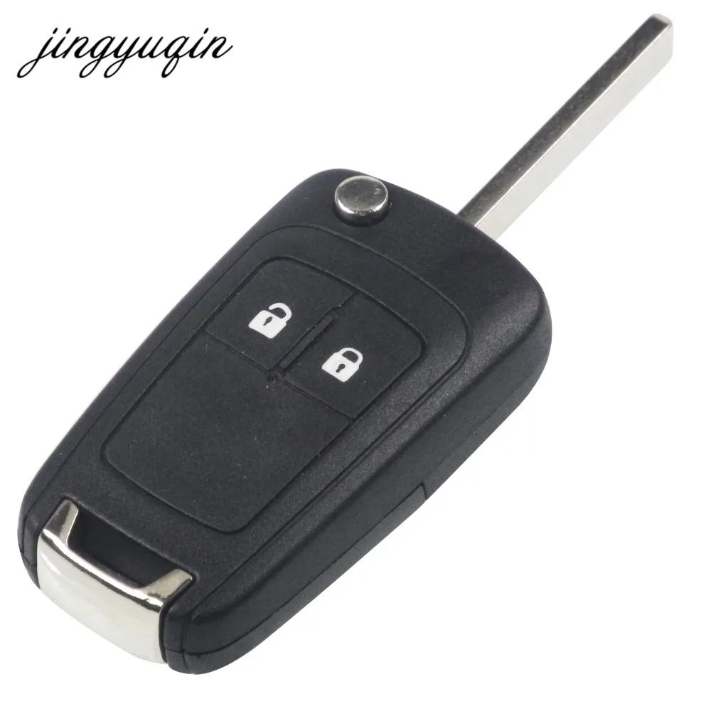 Jingyuqin для OPEL VAUXHALL Astra J Corsa E Insignia Zafira C 2009- для Buick откидной складной чехол для дистанционного ключа