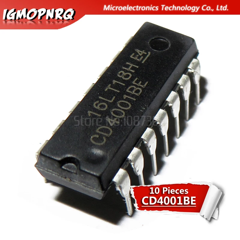 10 шт. новые оригинальные модели CD4001BE CD4001 DIP|lot lot|lot 10pcs |