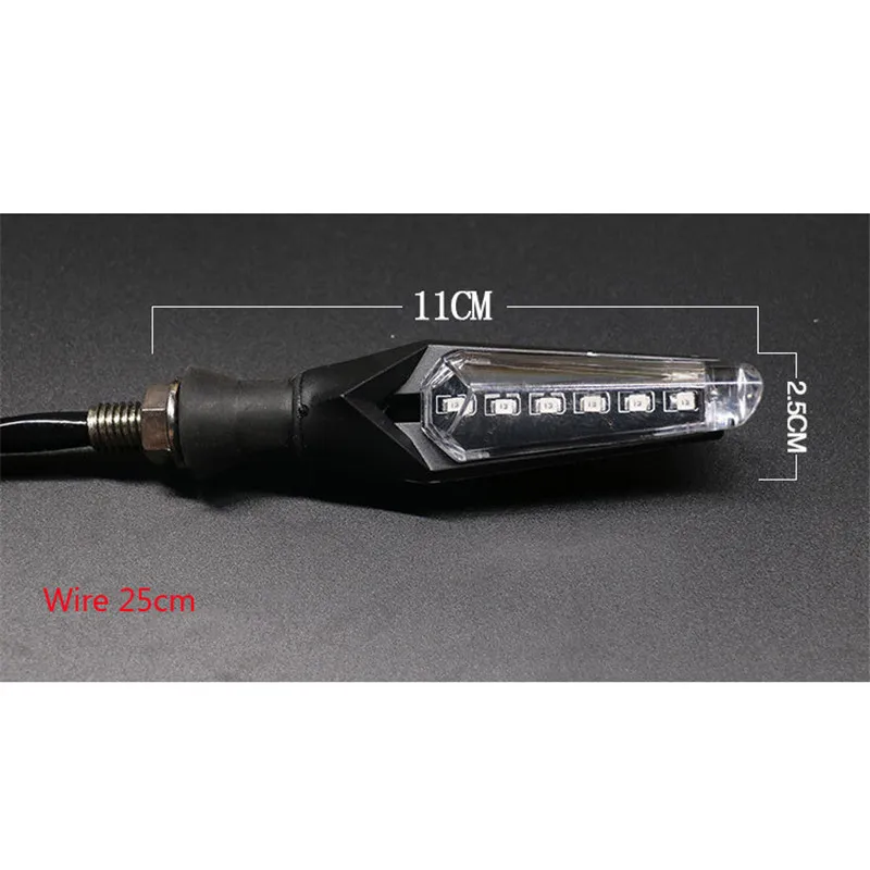 Мотоцикл универсальный указатель поворота Двустороннее освещение 12В Супер