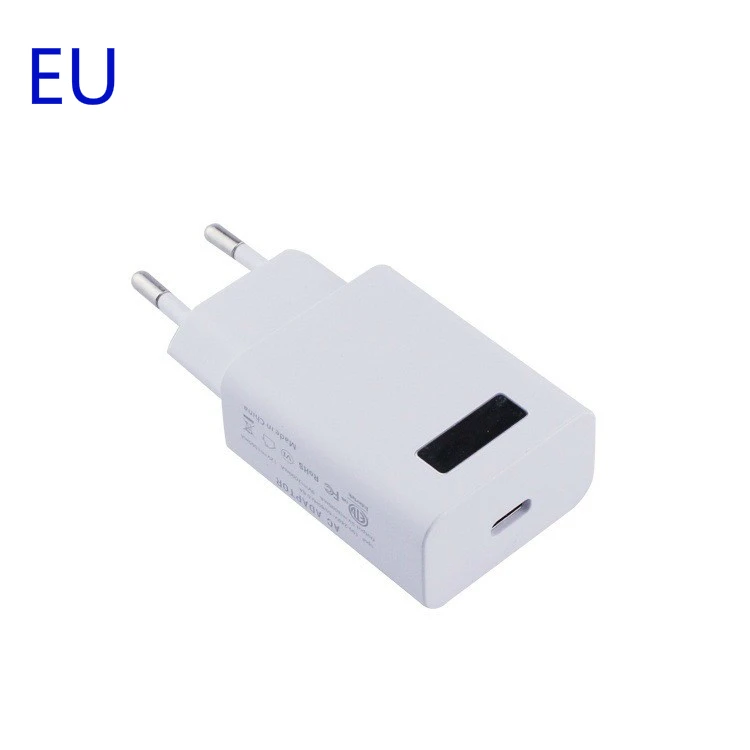 EU Usb type-C PD зарядное устройство адаптер для Apple MacBook/iPhone X/ iPad type-c USB-C PD Быстрая зарядка 18 Вт стены/путешествия зарядное устройство адаптеры - Тип штекера: EU