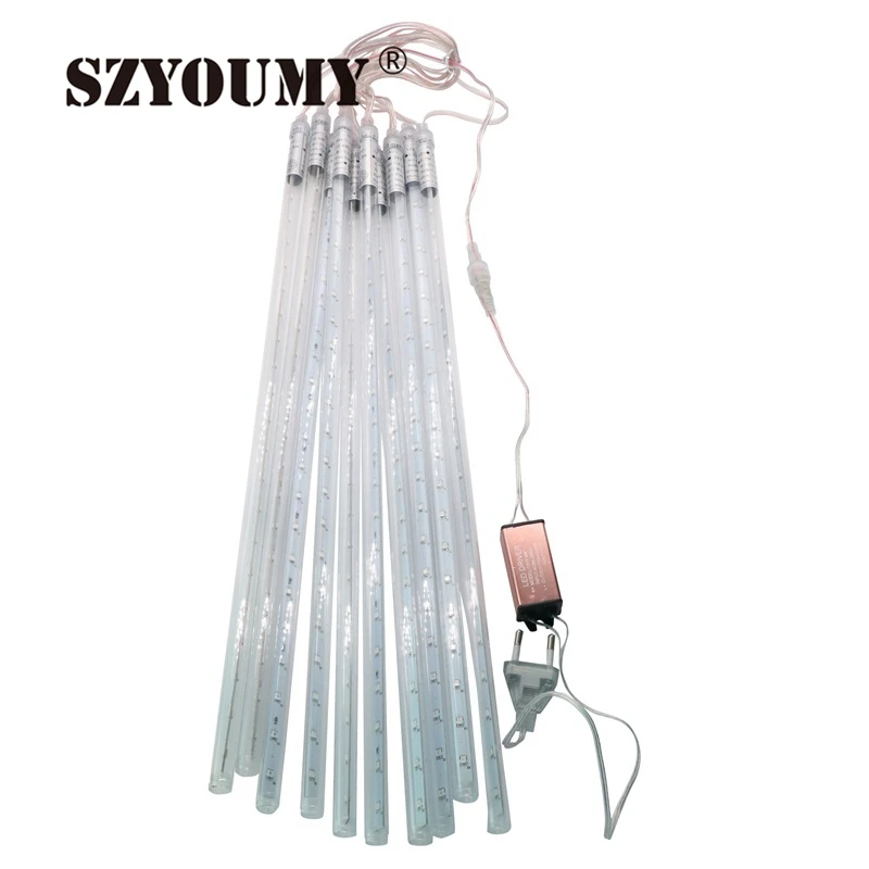 SZYOUMY Новый 2835 30 см метеоритный дождь трубы Рождественские огни Светодиодные