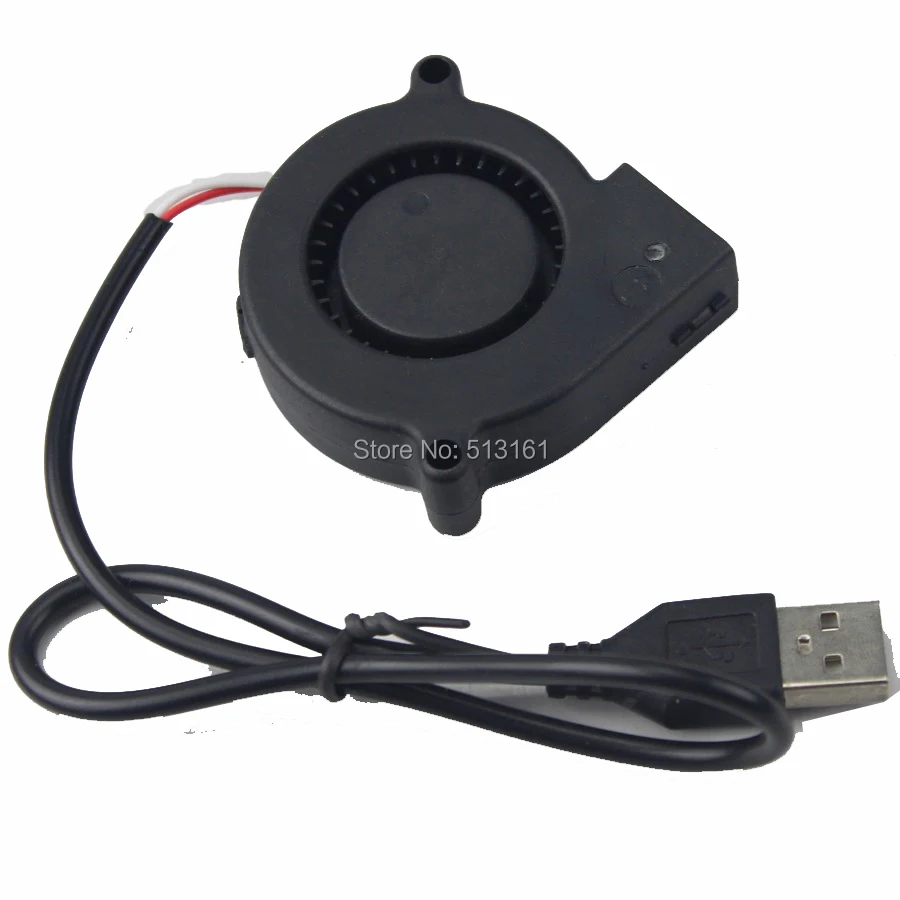 5 шт./лот Gdstime DC 5015S 5V USB 50 мм x 15 турбинный Бесщеточный Охлаждающий центробежный