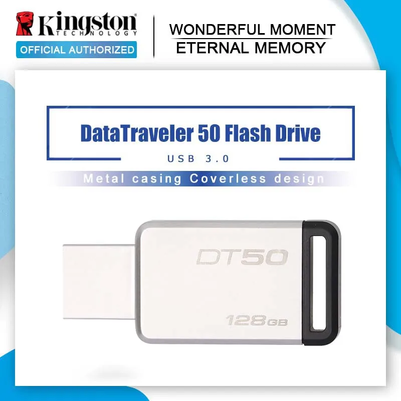 USB флеш накопитель Kingston 16 ГБ 3 0 64 1 металлический 32 128 8 u диск высокоскоростной