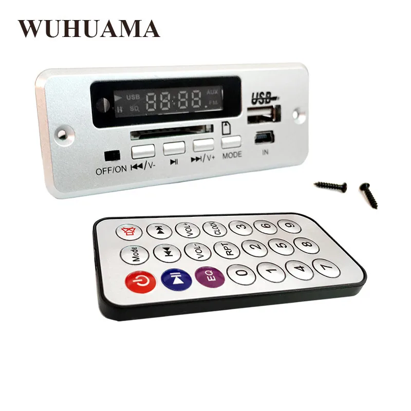 3,7~ 5 В Автомобильная гарнитура Bluetooth MP3 WMA декодированная плата с модулем Bluetooth FM MP3 комплект светодиодный USB декодер аудио карт DIY