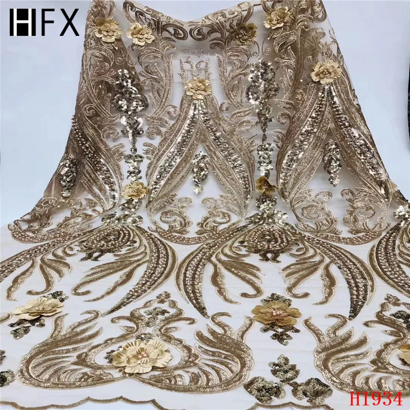 HFX французское кружевное полотно 2019 высококачественное кружево кружевная ткань