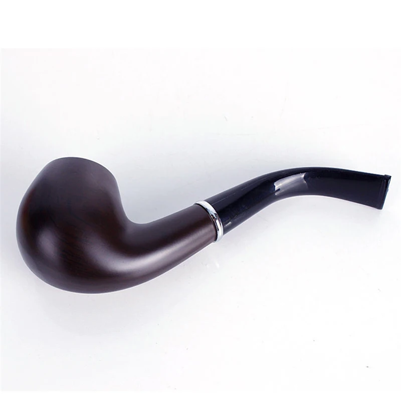 Classic Pipe Smoking Set of Solid Wood Smoke Tube Filter Wooden Cigarette accessories |