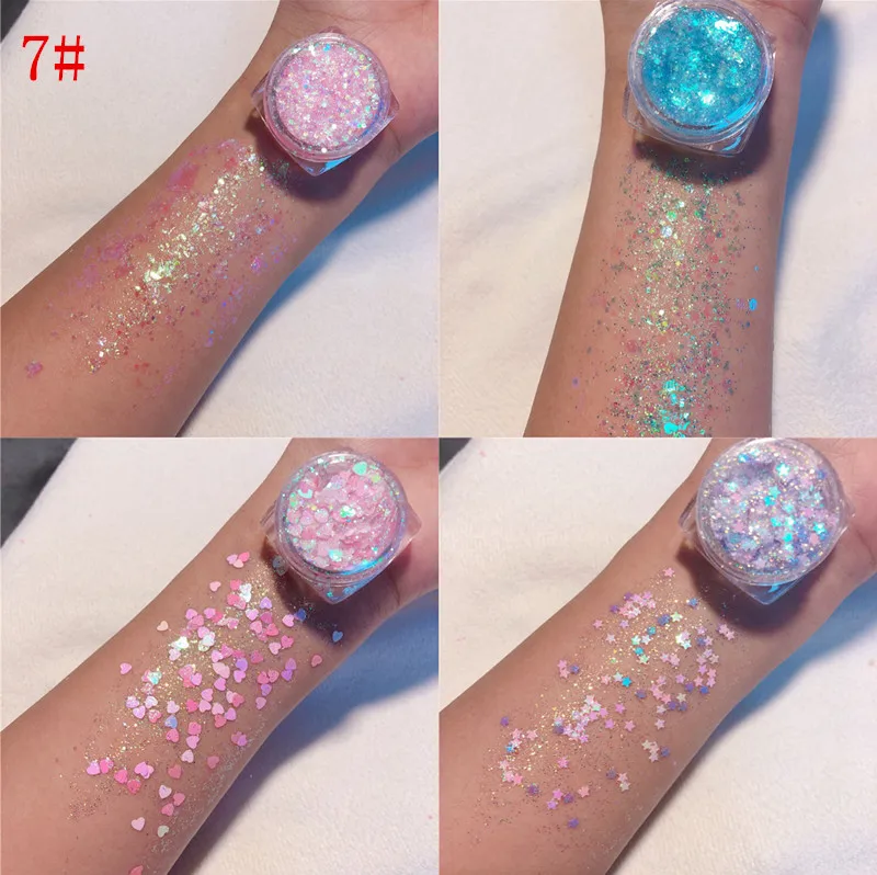 4 коробки/набор глиттер без клея блестка сделай сам украшение для ногтей/глаз/губ