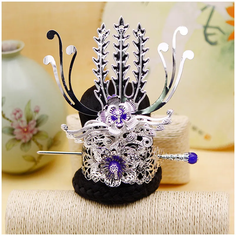 vintage hair accessories chinese ancient dynasty warrior cosplay prince cosplay head wear prince crown emperor crown king