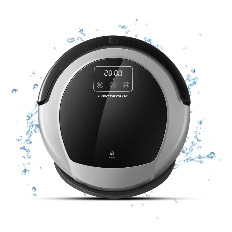 

Интеллектуальный Роботизированный пылесос B6009, 2D карта и гироскоп навигация, память, низкое повторение, виртуальный блокировщик, УФ-лампа, р...