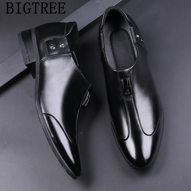 Italian Shoes Men Loafers Mens Dress Business Wedding Oxfords For Zapatos De Hombre Vestir Formal | Обувь