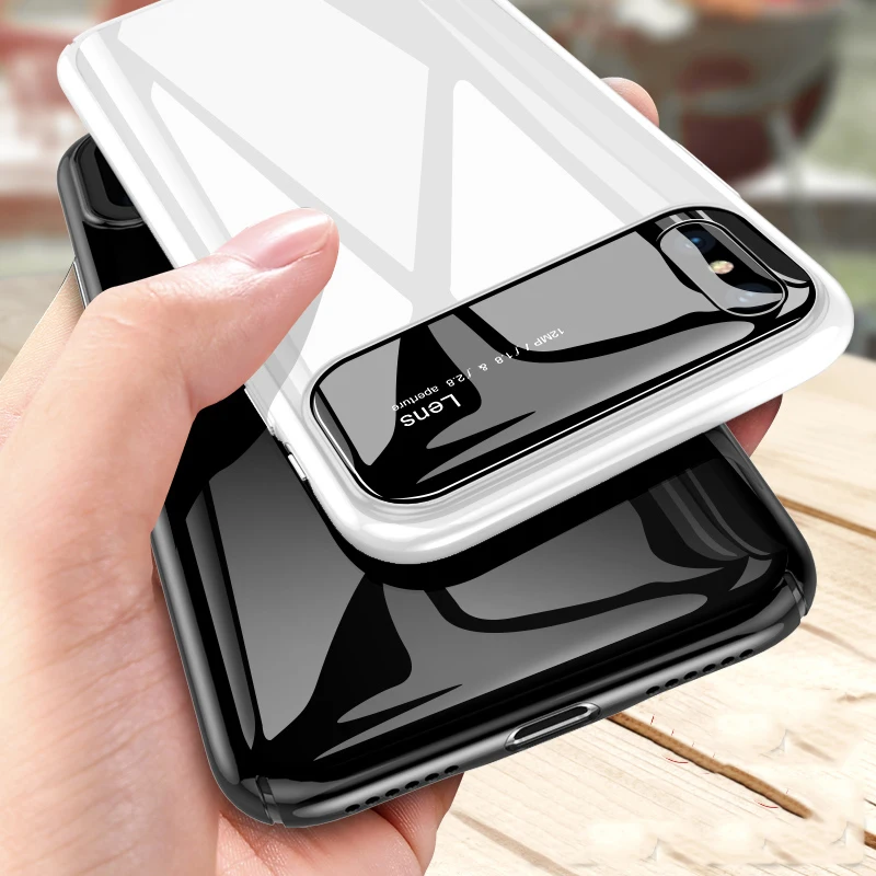 Роскошный Глянцевый зеркальный чехол для iPhone 11 Pro Max XR XS X 8 7 6 6S Plus Samsung S9 S10 жесткий
