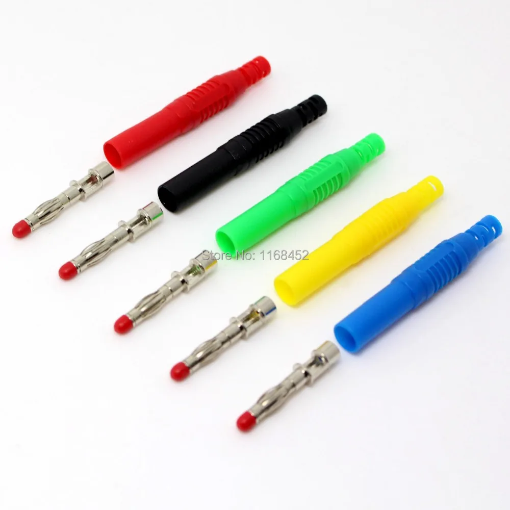 Высококачественный безопасный припой в леске 4 мм заглушенный Банановый штекер