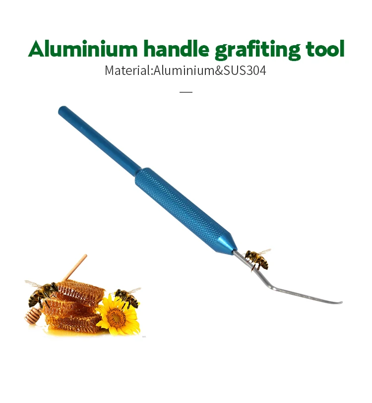 Stainless Steel Larvae Moving Grafting Needle Beekeeping Tools Honey Bee Queen Rearing Larva System Move Worms for Beekeeper