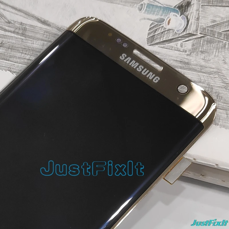G935F для samsung Galaxy S7Edge G935S L K ЖК-дисплей сенсорный экран дигитайзер 5,5 ''Супер AMOLED с рамкой