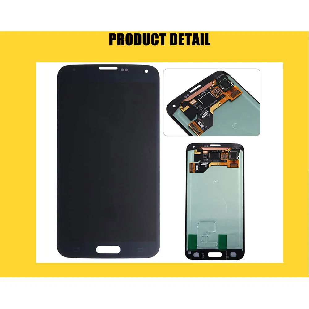 ЖК дисплей экран для ремонта samsung s5 дигитайзер сенсорный galaxy SM G900 i9600|Экраны