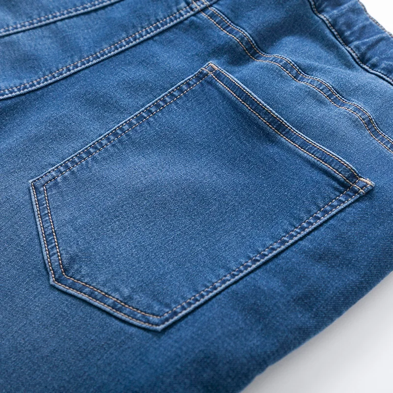 SEMIR мужские джинсовые брюки для бега зауженные хлопковые с эластичной резинкой