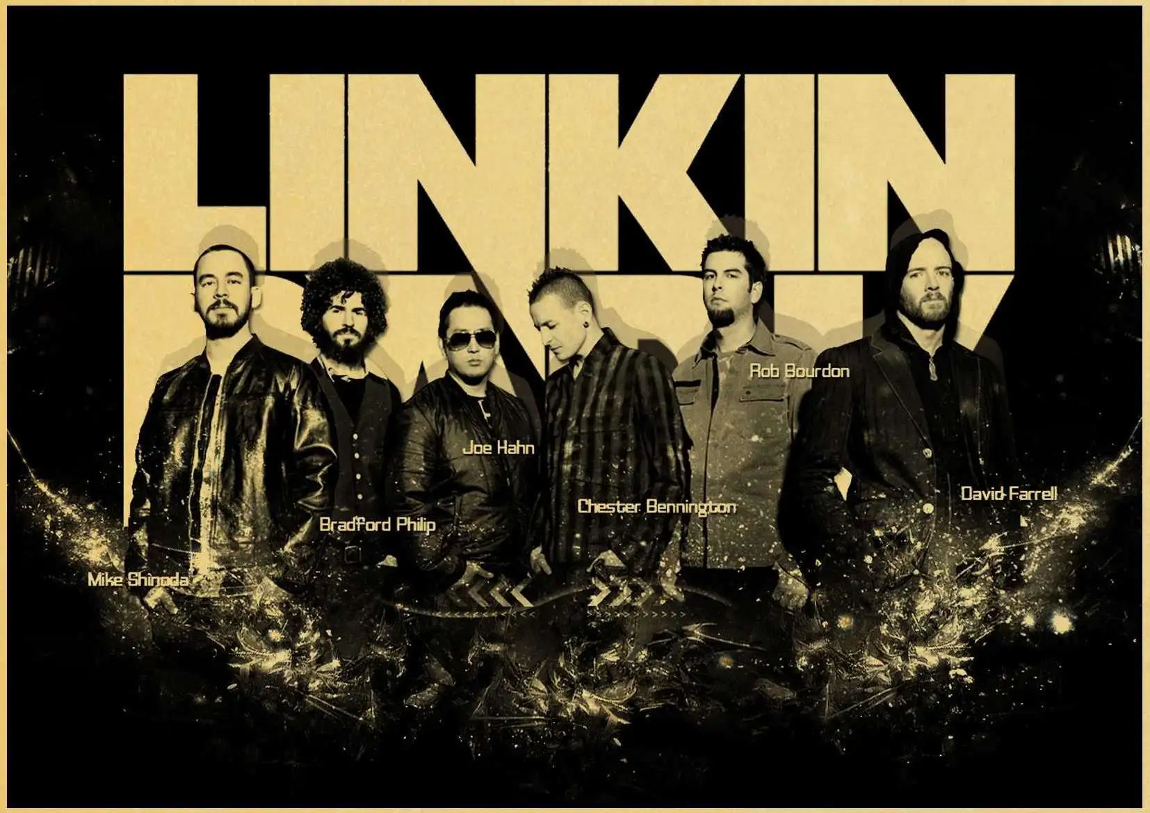 Рок-музыка плакат LINKIN PARK крафт-бумага Ретро Плакаты для дома декоративная роспись стены Искусство - Цвет: W064
