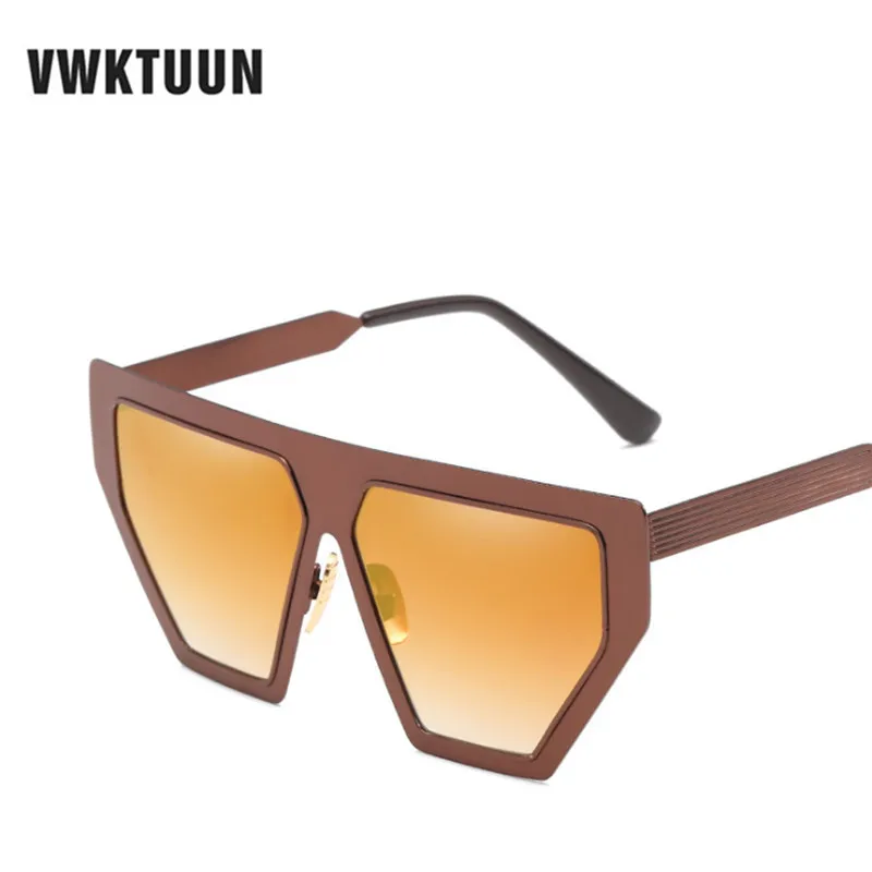 

VWKTUUN Sunglasses Men Women Irregular Oculos Driving Shades UV400 Points Square Sun glasses For Male Sport Fishing Oculos