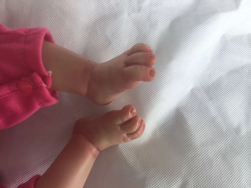 22 &quotполная силиконовая кукла Reborn Baby Doll Реалистичная новорожденная девочка