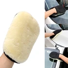 Автомобильный Стайлинг, мягкие шерстяные перчатки для мытья автомобиля, автомобильный уход, очистка автомобиля из микрофибры 240*160 мм