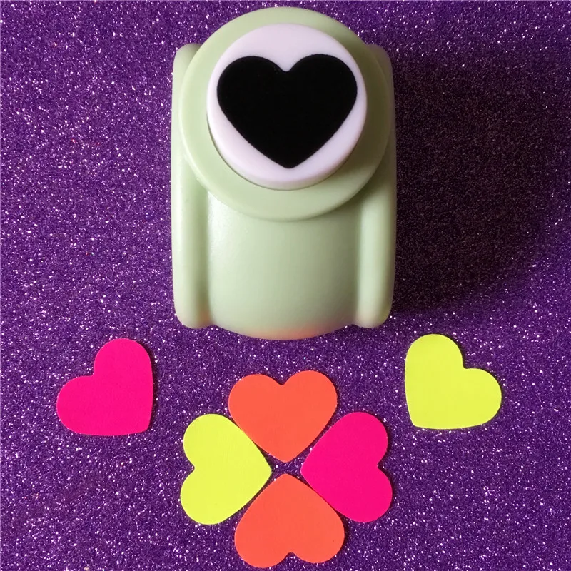 1 дюйм Дырокол в форме сердца для рукоделия дырокол скрапбукинга резак бумаги