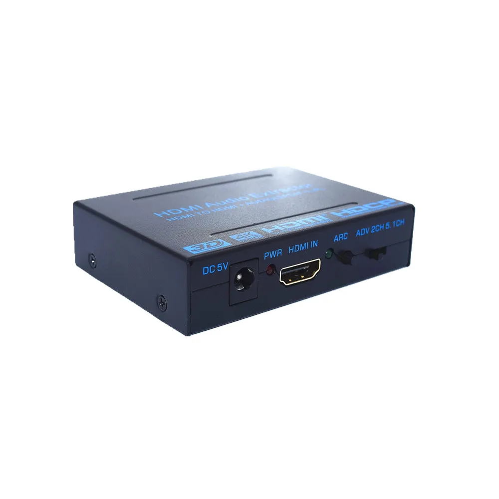 HDMI TO Audio SPDIF L/R 4Kx2K V1.4 Extractor 4K ARC EDID Setting with power adapter | Электроника