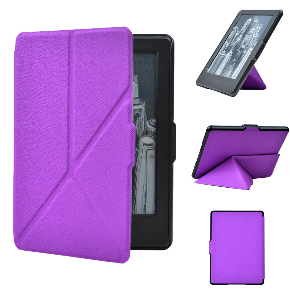 Новые однотонные чехол для планшета с запахом доказательство кобура Amazon Kindle 8th
