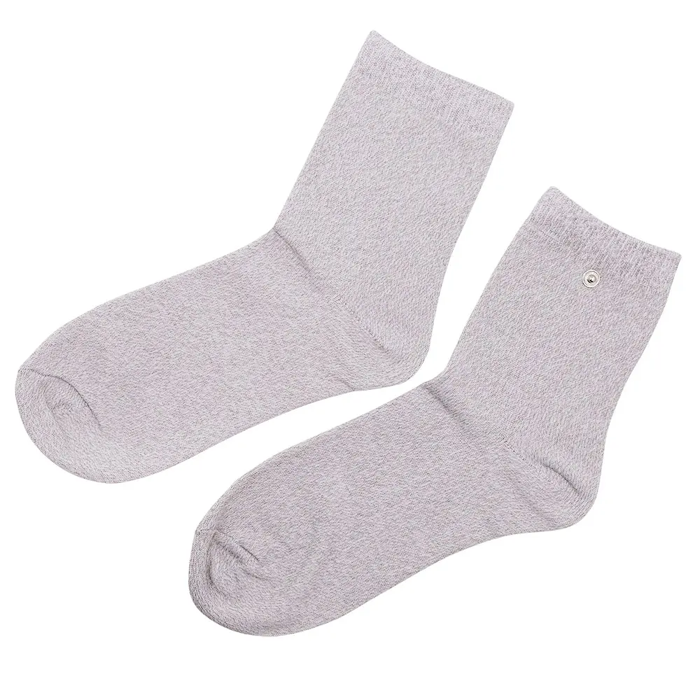 socks Новые Проводящие Серебряные волокна TENS/EMS Электротерапия перчатки+ носки+ нарукавники+ кабель Электротерапия блок для фитотерапии - Цвет: socks