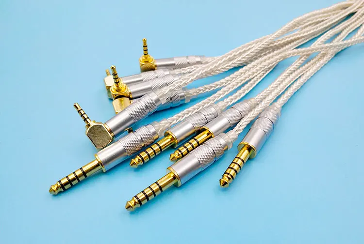 diy earphone cable mmcx ue900 se535 8share single crystal copper silver plated wire | Электроника
