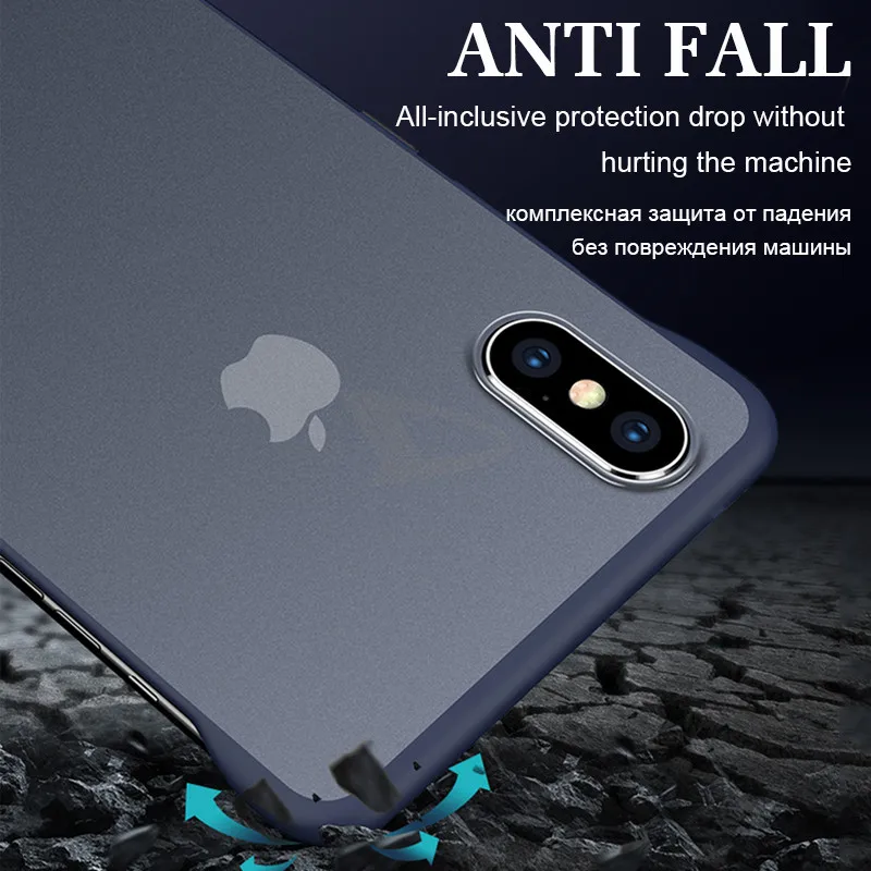 Роскошный ультра тонкий 0 26 мм PP чехол для IPhone 8 7 6 6s Plus матовый X XR XS MAX