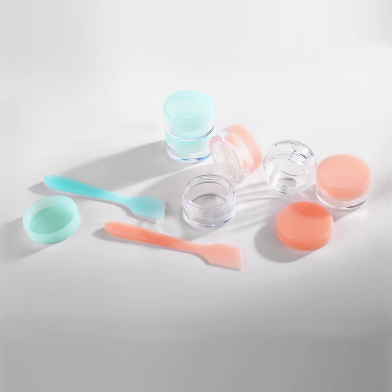 3Pcs/Set 5g Round Bottom Eyeshadow Makeup Face Cream Lip Balm Container Cosmetic Empty Jar Refillable Bottles Box Pots|jar pot|empty jar potcosmetic