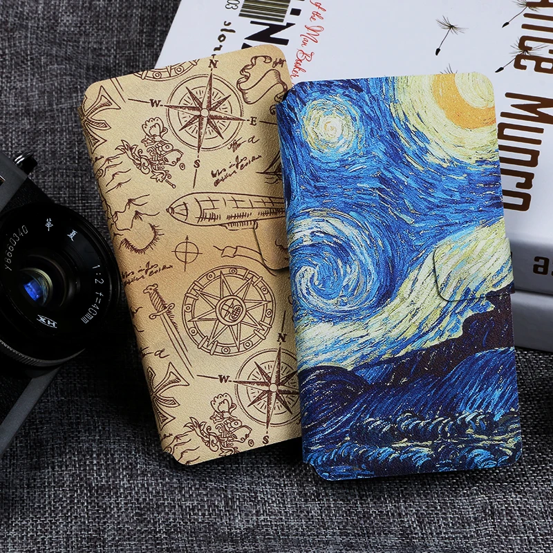 Флип чехол для телефона Huawei Honor 7 A C I X Pro с рисунком стильный защитный wahway Enjoy S Plus 7X