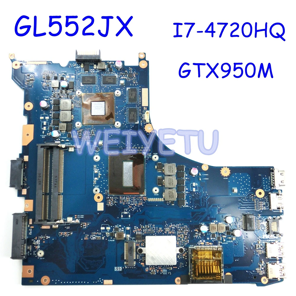 Материнская плата ROG GL552JX MB._ 0M I7 4720 CPU GTX950M для ноутбука REV2.0 ASUS GL552J ZX50J материнская
