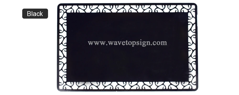 WaveTopSign 100 шт./лот визитные карточки многоцветный алюминиевый сплав металлический лист тестовый материал для лазерной маркировки машины