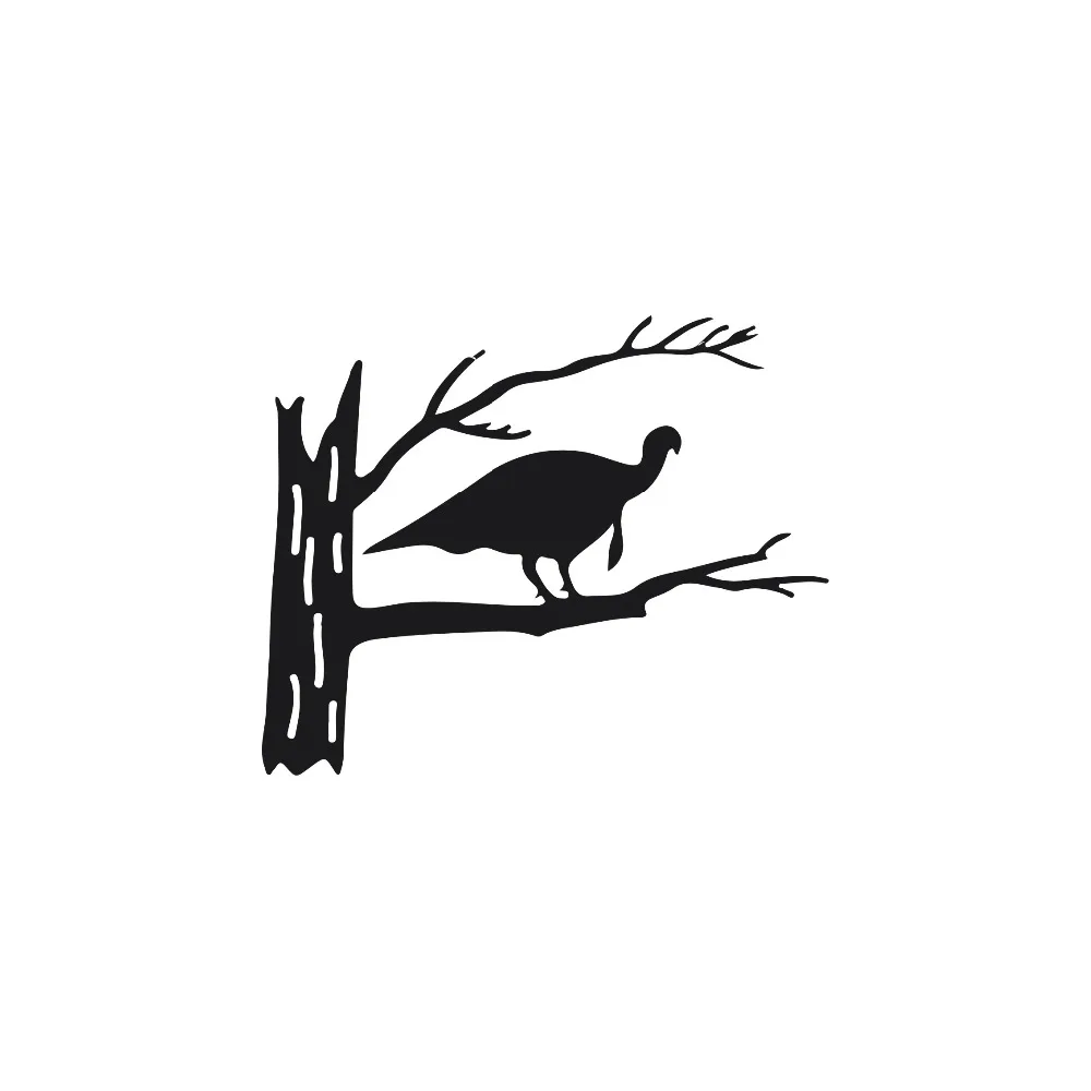 Rylybons DIY 15.5CM*12.7CM Turkey Hunter Bird Hunting Fashion Vinyl Car-styling Car Sticker Window Decal Accessories | Автомобили и
