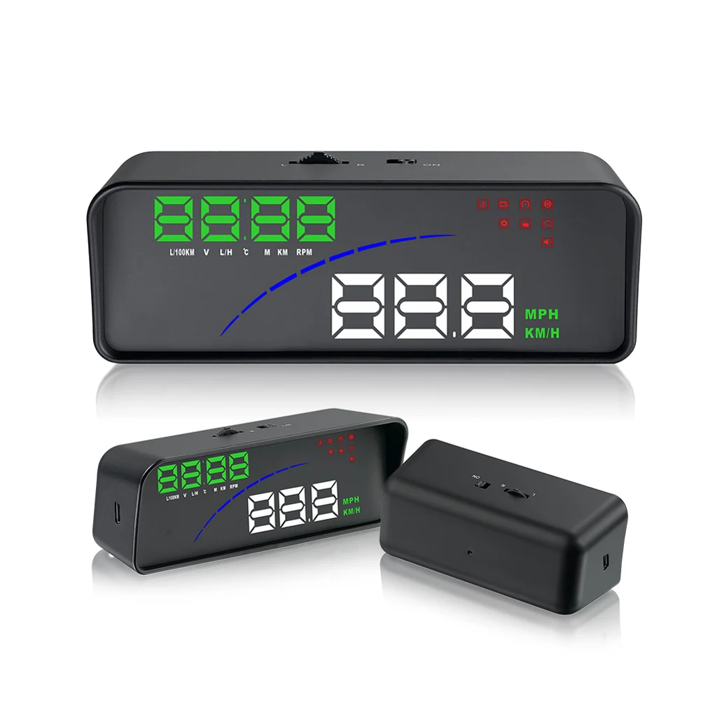 P9 HUD Автомобильный дисплей OBD2 Универсальный с 2 режимами отображения напряжения