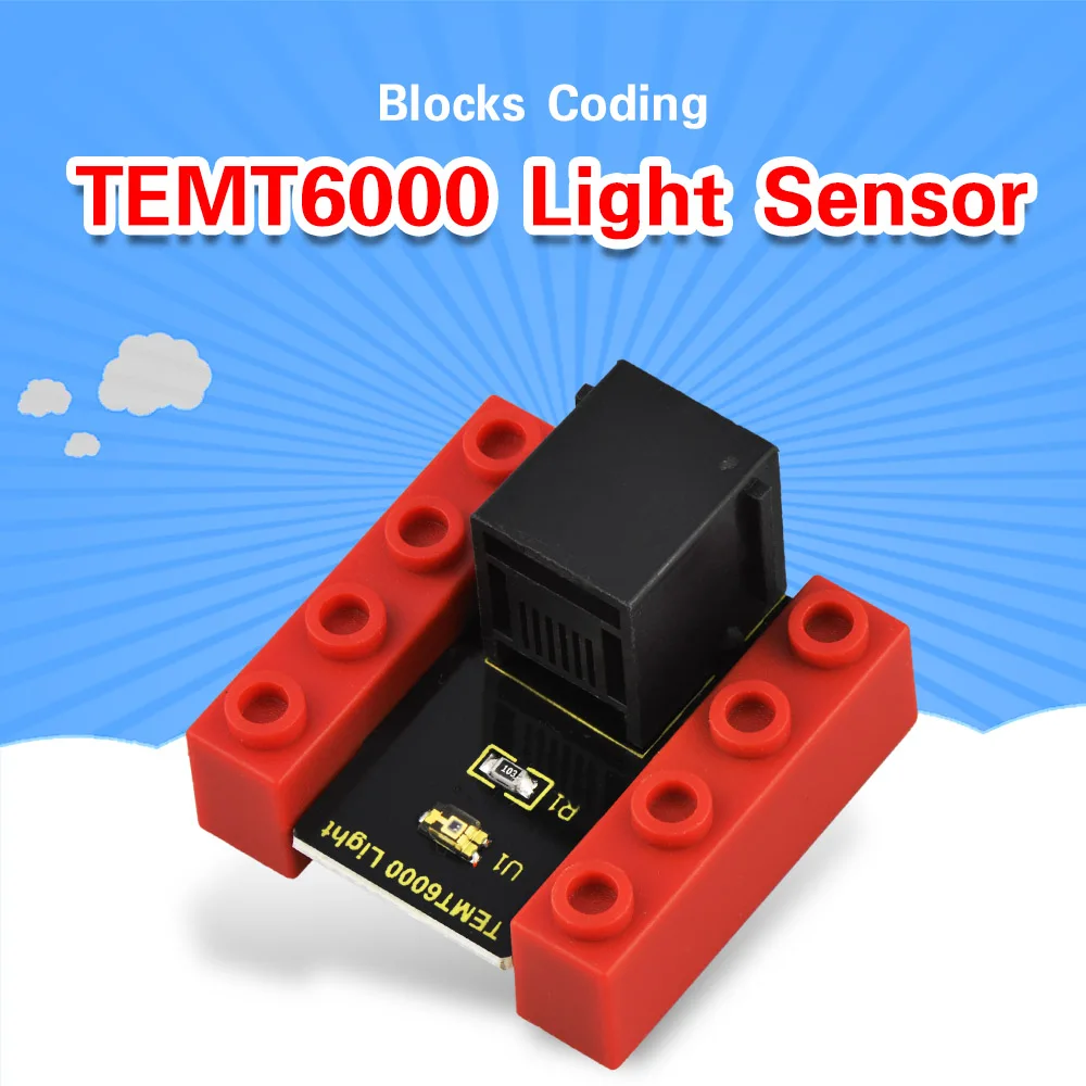Kidsbits блоки кодирования TEMT6000 датчик света для Arduino ствола|Аксессуары