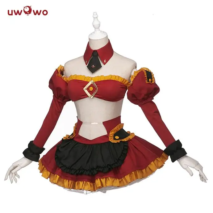 Uwowo Fate/Grand Order FGO Mordred маскарадный костюм для горничной Униформа платье на Хэллоуин