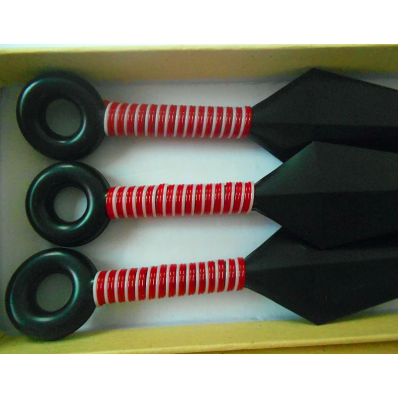 3 шт. красочные Наруто ниндзя Узумаки кунаи Shuriken бросали оружие аниме игрушка