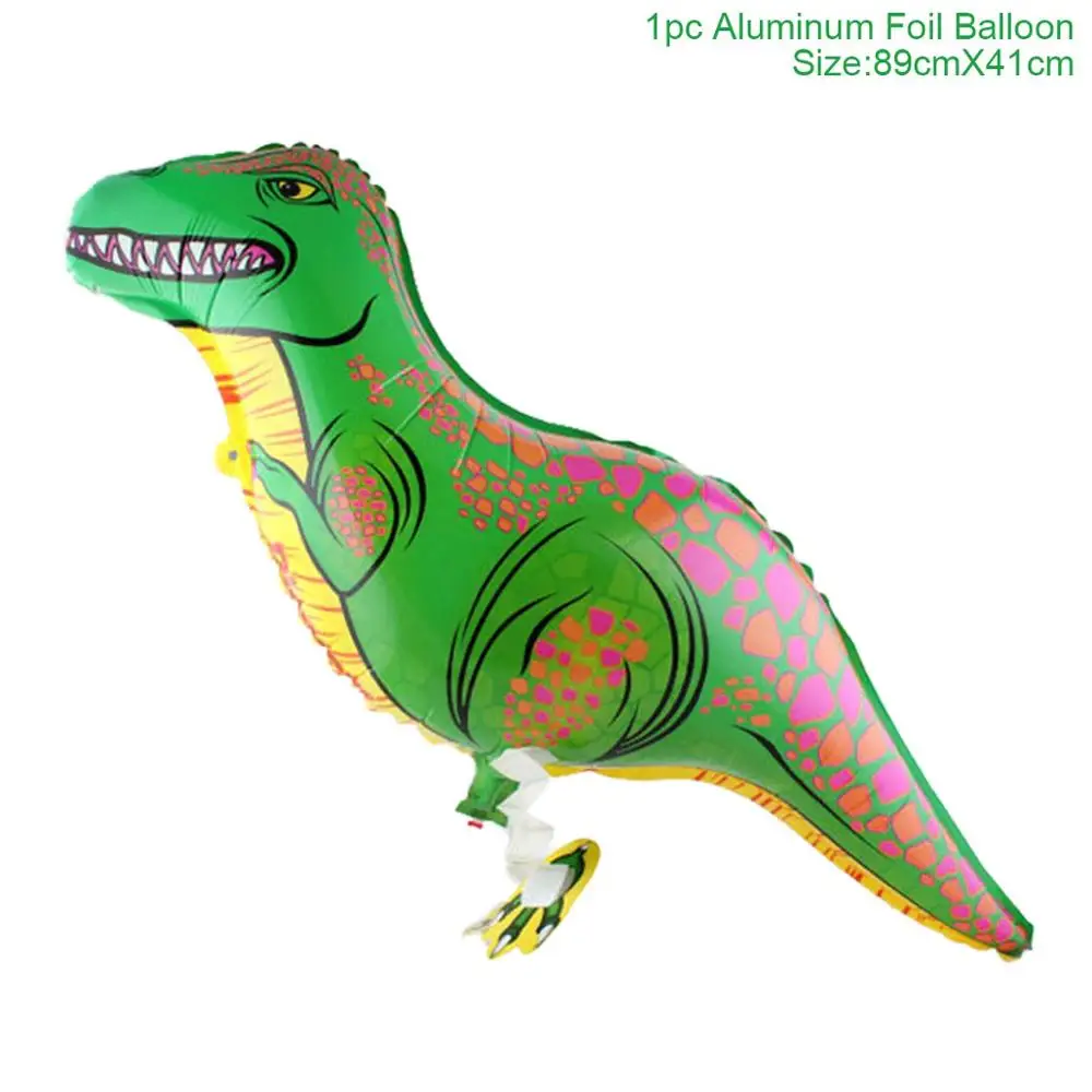 Walk Dinosaur FENGRISE Diy фигурный шар с цифрами, шагающий шар с животными, Лесной шар, животные на день рождения, джунгли для вечеринки в стиле сафари, аксессуары - Цвет: Walk Dinosaur