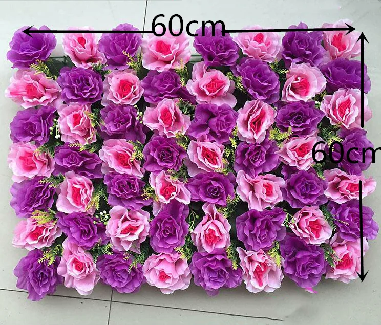 40x60 см Шелковая роза искусственная Цветочная стена искусственный цветок для свадьбы шёлковые цветы для украшения стены декорации фон - Цвет: L